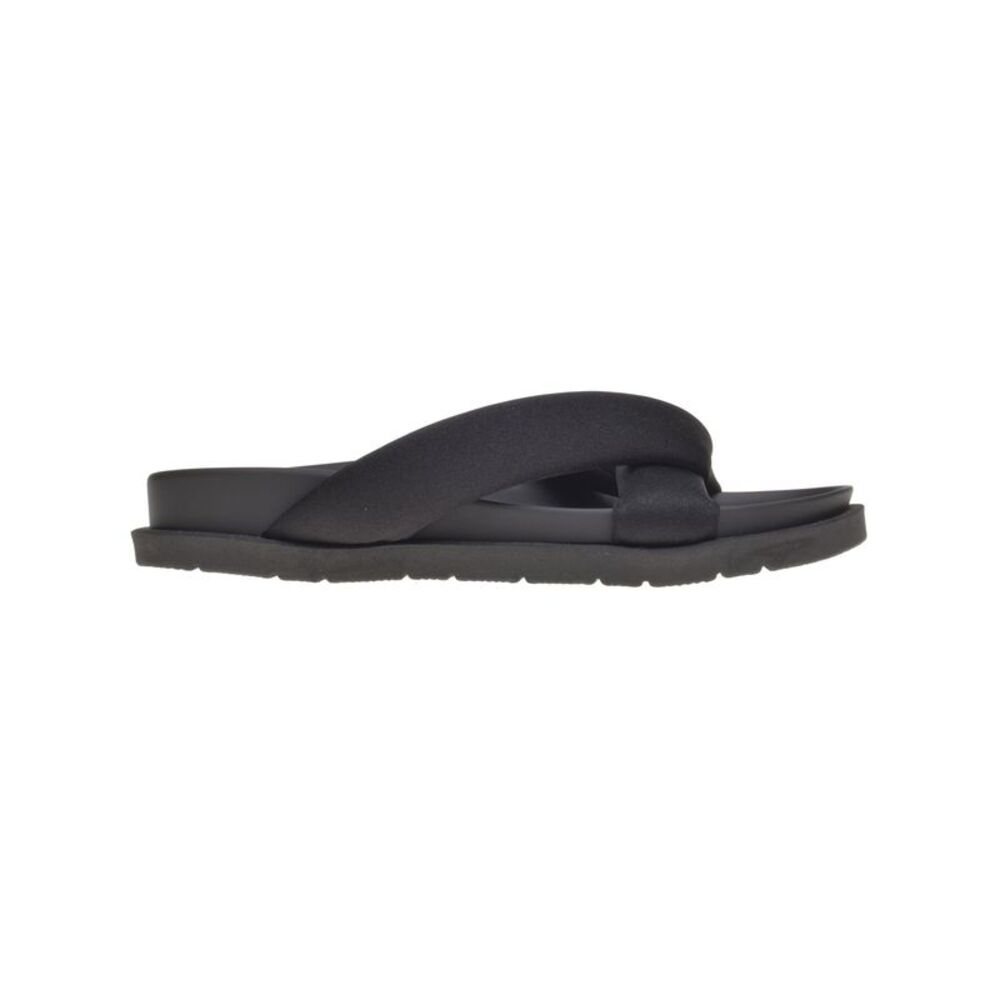 WILD PAIR Womens Black Puffer Sandals. Beck Slip On Slide Sandals 7 M